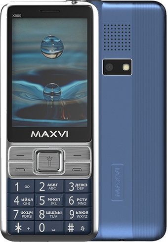 Кнопочный телефон Maxvi X900 (маренго)