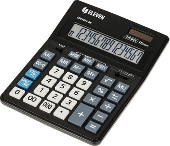 Бухгалтерский калькулятор Eleven Business Line CDB1601-BK_El (черный)