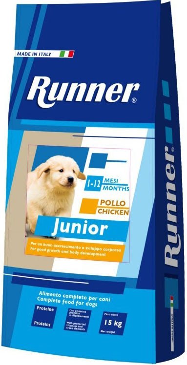 

Сухой корм для собак Runner Junior для щенков всех пород 10 кг
