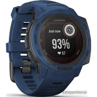 Умные часы Garmin Instinct Solar (голубой прилив)