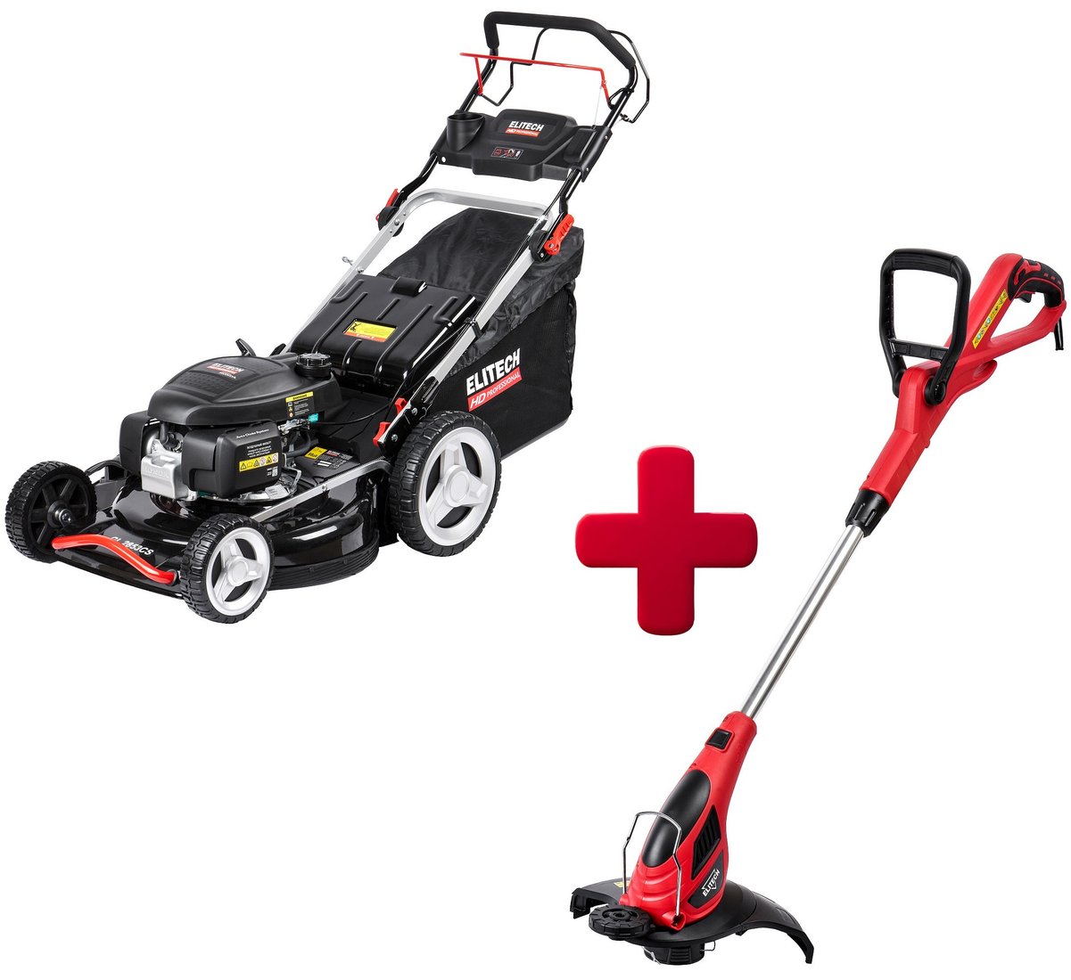 ELITECH GL 2853CS + ТЭ 045Н (газонокосилка, триммер)