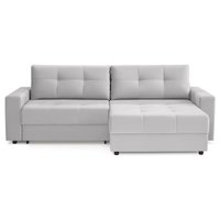 Угловой диван Mio Tesoro Манчестер 292 1.5ек-1.5пф (841 светло-серый)