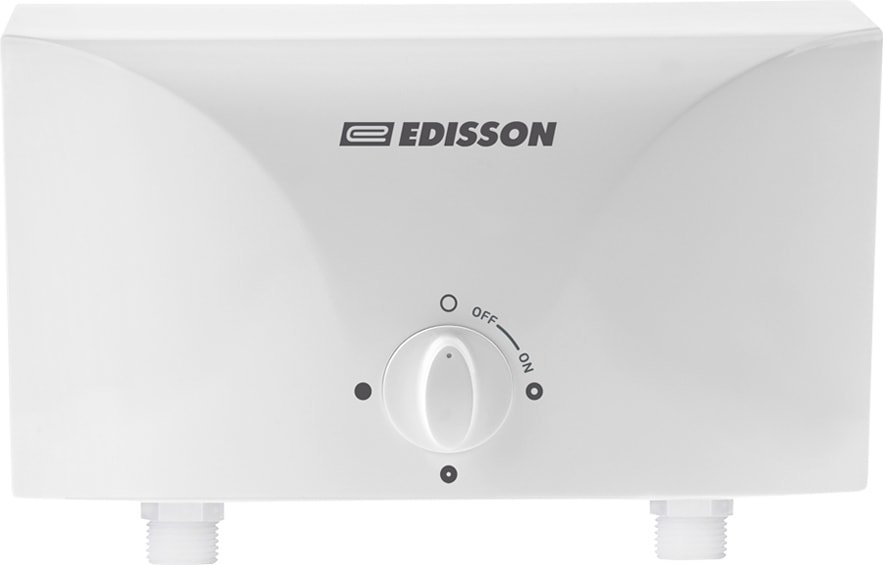 

Проточный электрический водонагреватель кран+душ Edisson Viva 6500