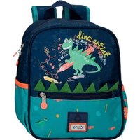 Школьный рюкзак Enso Dino artist 9542121 (темно-синий/зеленый)