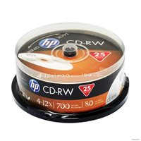 CD-RW диск HP 700Mb 12x 69313 (25 шт.)