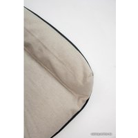 Ортопедическая подушка Like Yoga С валиком льняная с наполнителем из гречихи 20-12 58x48