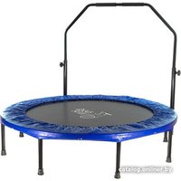 Батут Atlas Sport для фитнеса 122 см (синий, с ручкой)