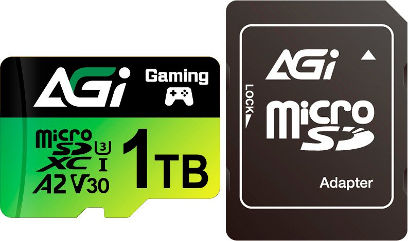 

Карта памяти AGI TF138 Supreme Pro microSDXC 1TB AGI1T0GGSTF138 (с адаптером)