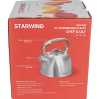 Чайник со свистком StarWind SW-CH1308 (серый)