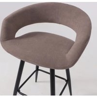 Стул с подлокотниками Мамадома Barny-R 700 (b05 Latte Lux/черный)