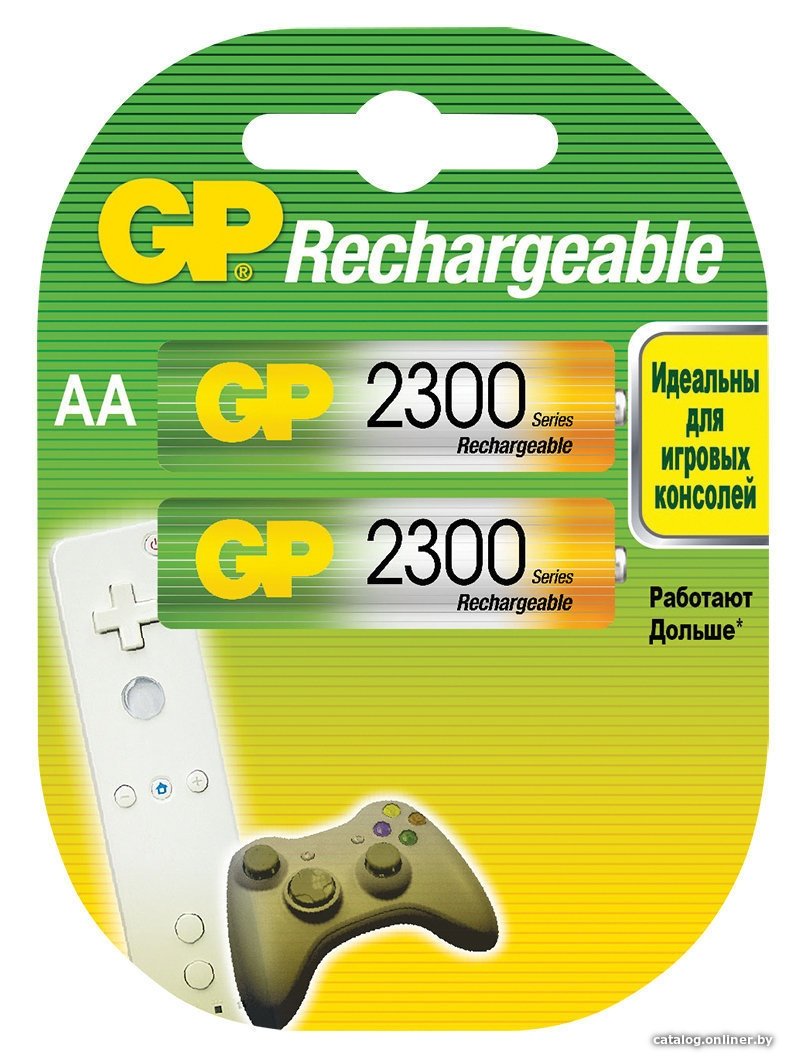 Аккумулятор GP AA 2300mAh 2 шт.