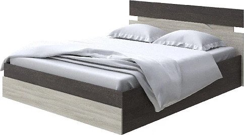 Кровать PROxSON Milton с ПМ 180x190 (дуб кантербери/ясень шимо светлый)