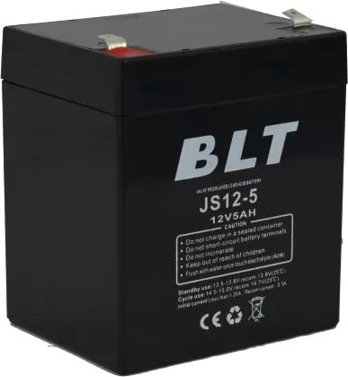 

Аккумулятор для ИБП BLT JS12-5 (12В/5 А·ч)