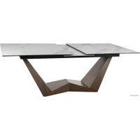 Кухонный стол Signal Bonucci ceramic BONUCCIBOR200 (белый/орех)