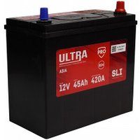 Автомобильный аккумулятор Ultra PRO Asia R+ 420A (45 А·ч)