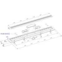 Трап/канал Plast Brno Design SZA1550