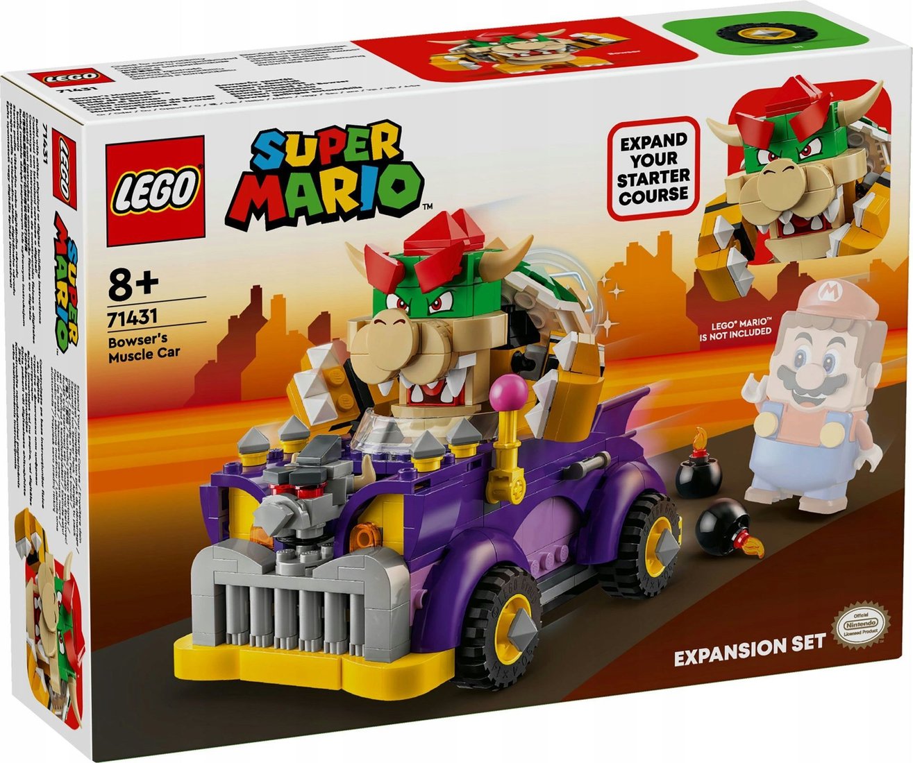 

Конструктор LEGO Super Mario 71431 Дополнение Маслкар Боузера