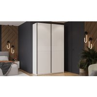 Шкаф-купе Трия Оскар Тиффани Т2 1400 282728 (черный/белый снег/белый софт)