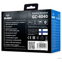 Геймпад SVEN GC-4040 (черный/красный)