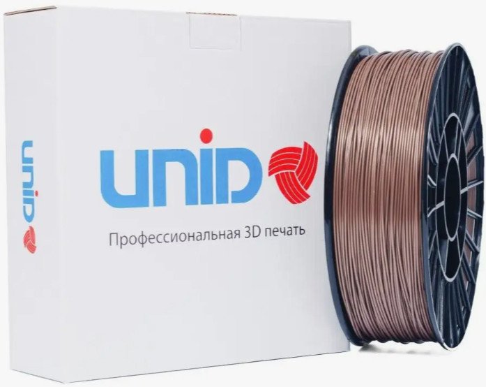 

Пластик Unid ABS 1.75 мм 750 г (бронзовый)