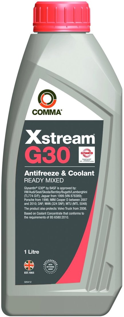 

Антифриз Comma Xstream G30 Antifreeze & Coolant Ready Mixed 1л