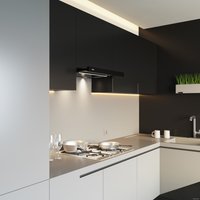 Кухонная вытяжка ZorG Storm 50 Черный (700 куб. м/ч)