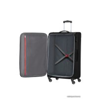 Чемодан-спиннер American Tourister Heat Wave Jet Black 80 см