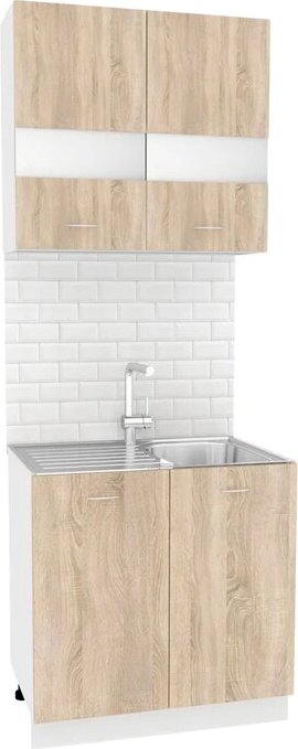 

Готовая кухня Кортекс-мебель Корнелия Экстра 80м (дуб сонома)