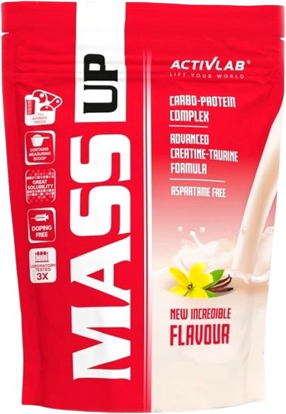 

Гейнер Activlab MASS UP (3кг, ваниль)