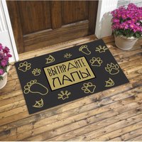 Придверный коврик Venera Home Вытирайте лапы ПВХ 60x90