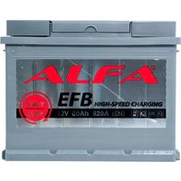 Автомобильный аккумулятор ALFA EFB 60 R (60 А·ч) в Могилеве