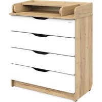 Детский комод Атон Мебель Сириус-2 Wood 804 ПВХ (дуб галифакс)