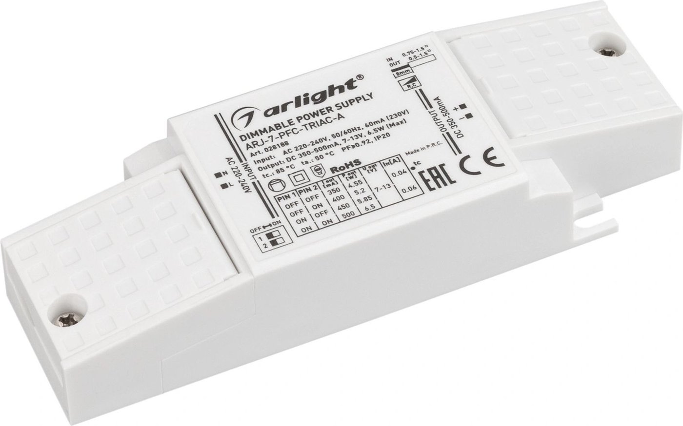 

Блок питания Arlight ARJ-7-PFC-TRIAC-A 028188