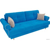 Диван Лига диванов Сплин 101677 (велюр, голубой)