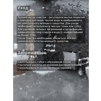 Держатель для туалетной бумаги и ершика Caspian 90045 (черный/бамбук)