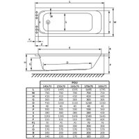 Ванна Excellent Poli 140x70 (без ножек)