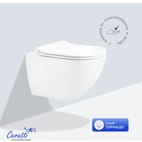 Унитаз подвесной Cerutti Amici Aria Tornado CT11388