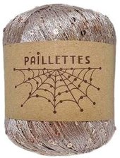 Paillettes 113 50 г 275 м (какао/темный беж, 4 мотка)