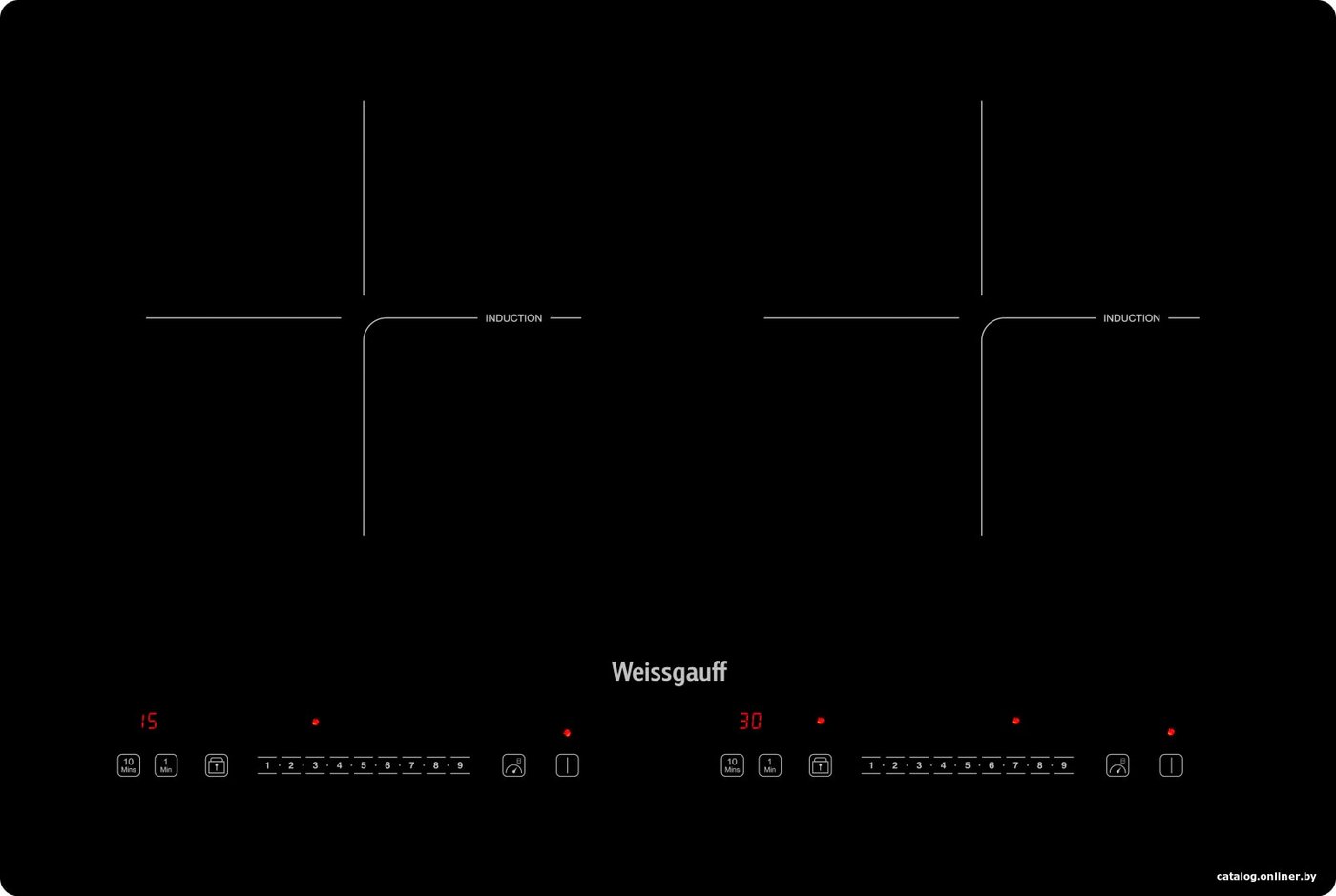 Варочная панель Weissgauff HI 412 H
