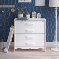 Комод Атон Мебель Felix (белый/натуральный)