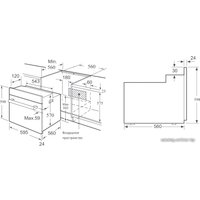 Газовый духовой шкаф Korting OGG 541 CFX