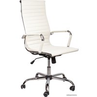 Офисное кресло AksHome Elegance Chrome Eco (белый)