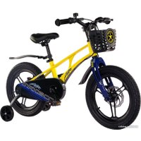 Детский велосипед Maxiscoo Air Pro 18 2024 (желтый матовый)