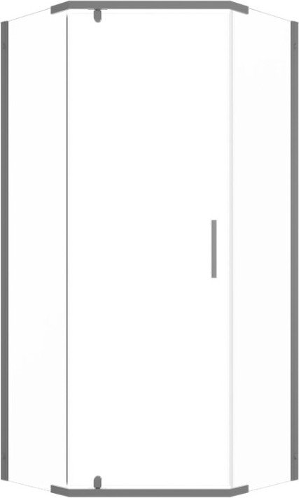 

Душевой уголок Triton Дека Графит 100х100 (без поддона)