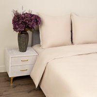 Евро комплект постельного белья Siberia Home Сэнди Евро 70x70 Сиб-Евро-С-бж70x70 (бежевый)