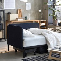 Кровать Ikea Роварор 200x90 (темно-синий, ванста) 304.544.43