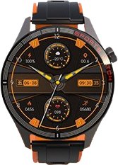 

Умные часы Wster WS-GS58 (черный, с оранжевым силиконовым ремешком)