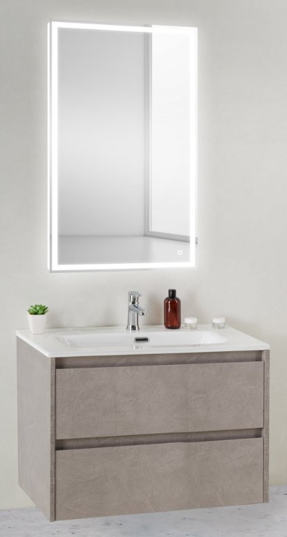 

BelBagno Тумба с умывальником Kraft 39-800/390-2C-SO-CG (cemento grigio)