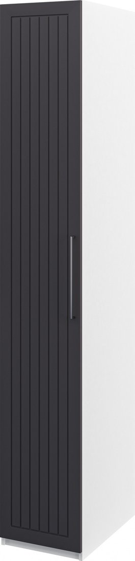 

Шкаф-пенал Elva Брис NEM02HP-1D2S-400/580/2400 (10) (белый/графит)