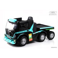 Электромобиль RiverToys Mercedes-Benz Axor с прицепом H777HH (голубой)